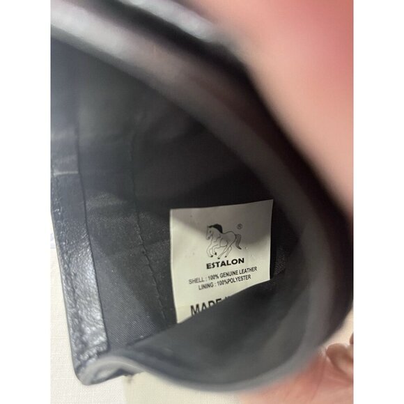 Estalon Fine Leather Wallet RFID Blocking Black - Picture 3 of 3